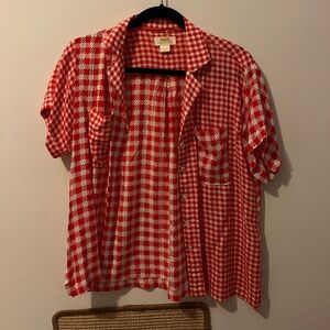 Picnic button down | super cute